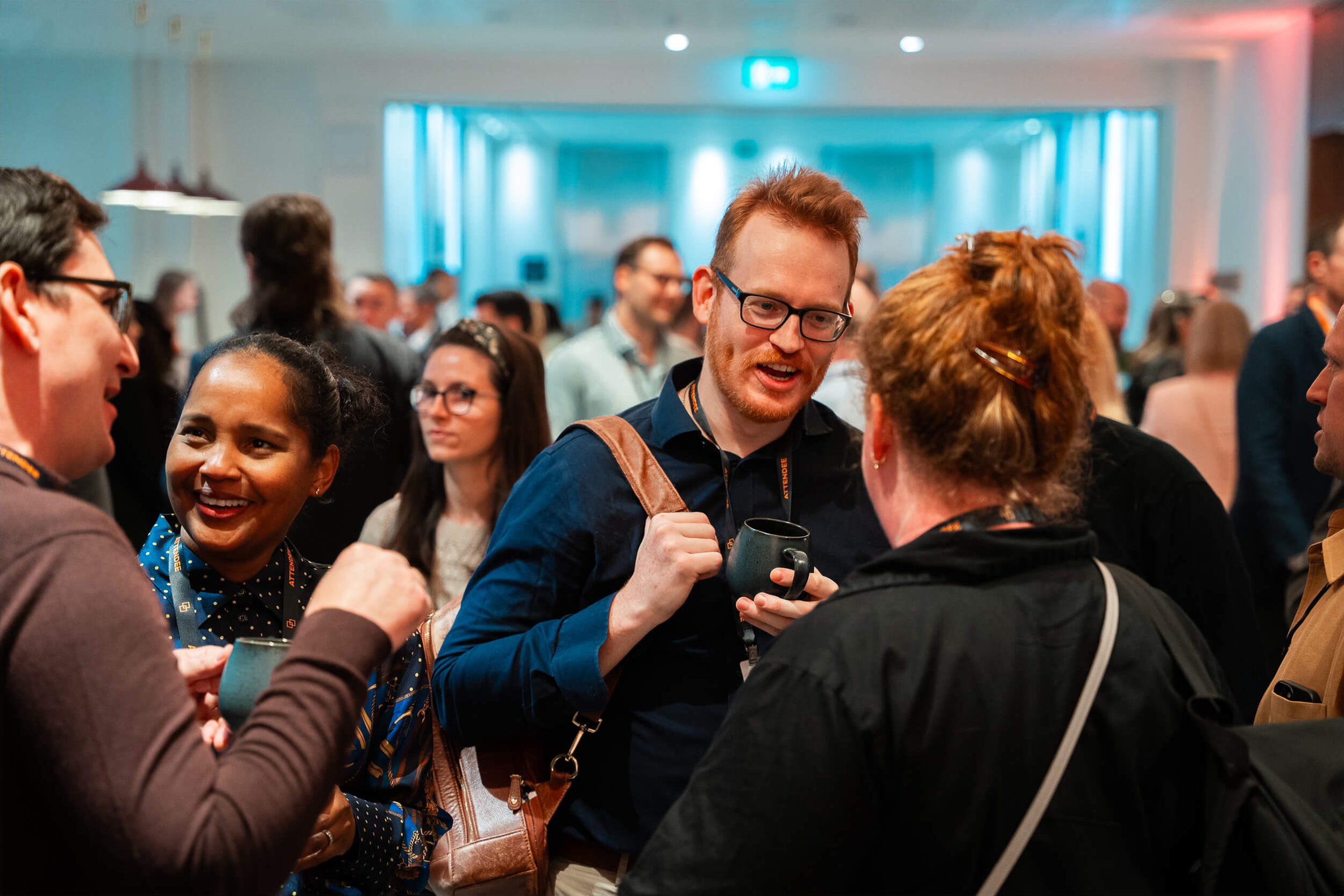 Relativity Fest London attendees socializing