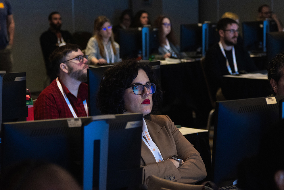 Relativity Fest attendees in a Learning Lab