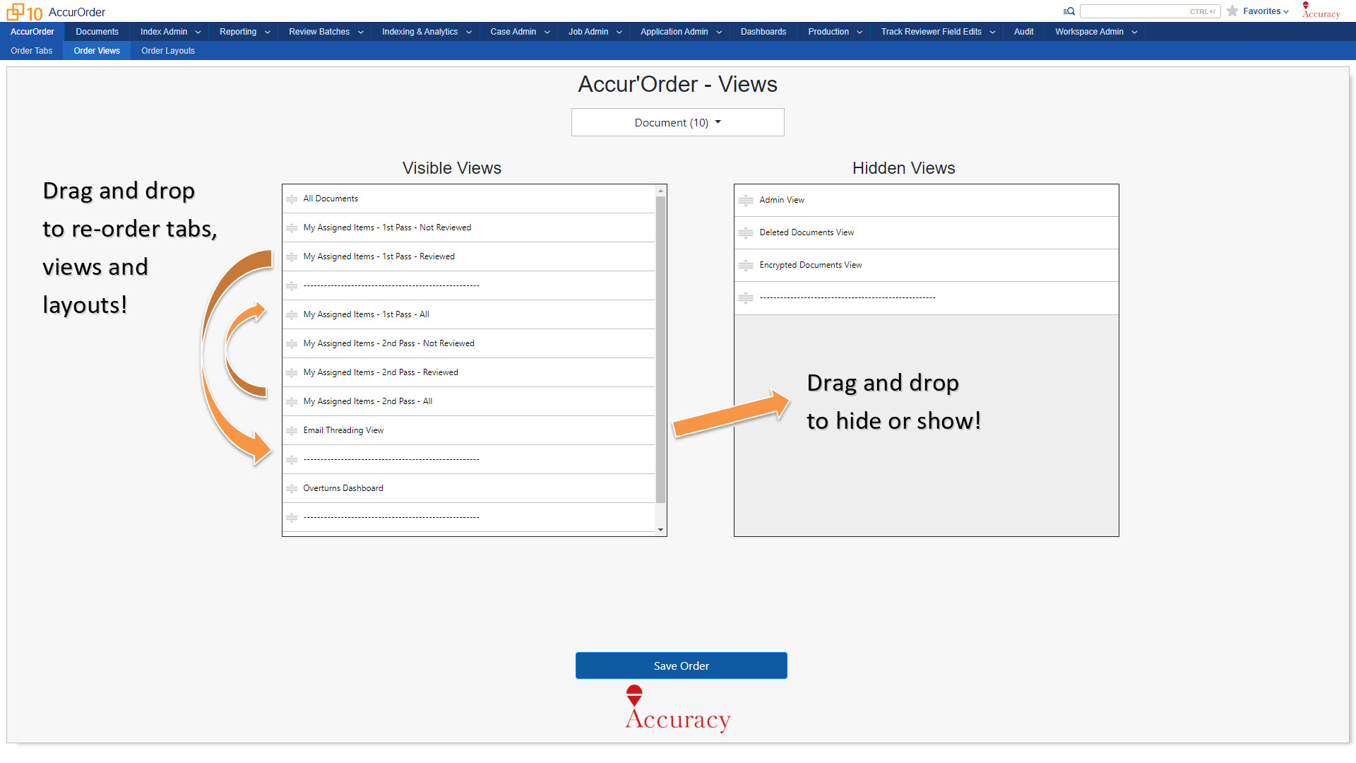 Accur’Order by Accuracy Screenshot